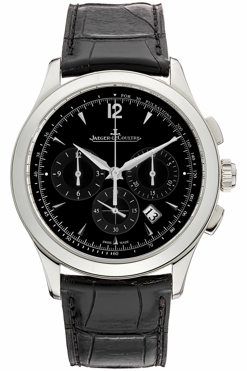 Jaeger LeCoultre Master Self winding Automatic Black Mens Watch Q1538470 