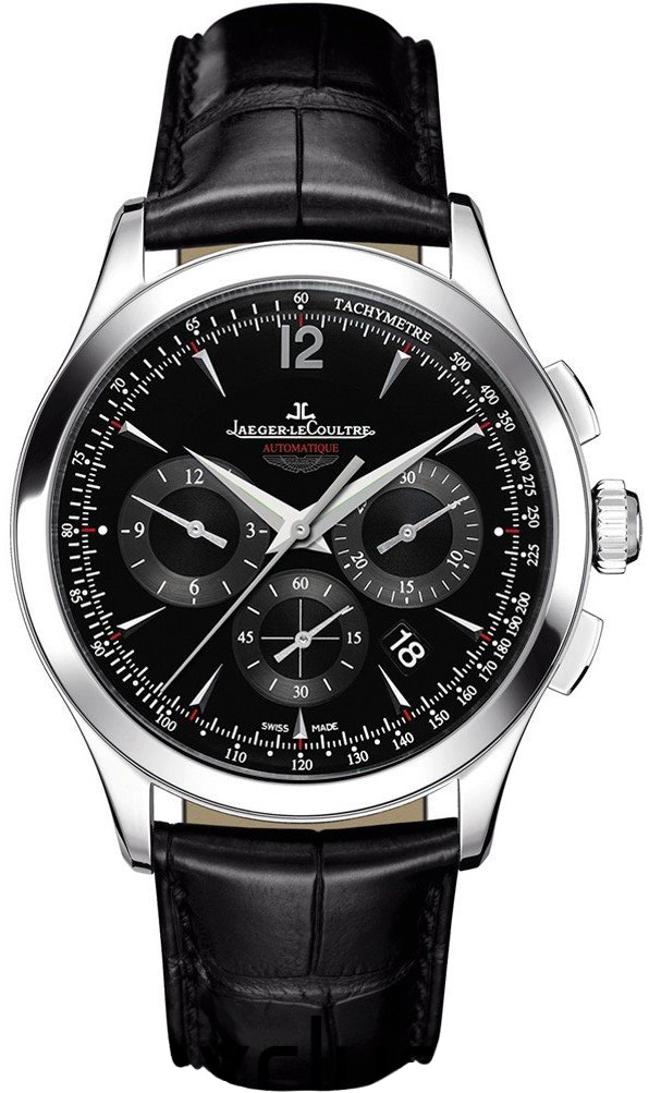 Jaeger LeCoultre Master Self winding Automatic Black Mens Watch Q153847N 