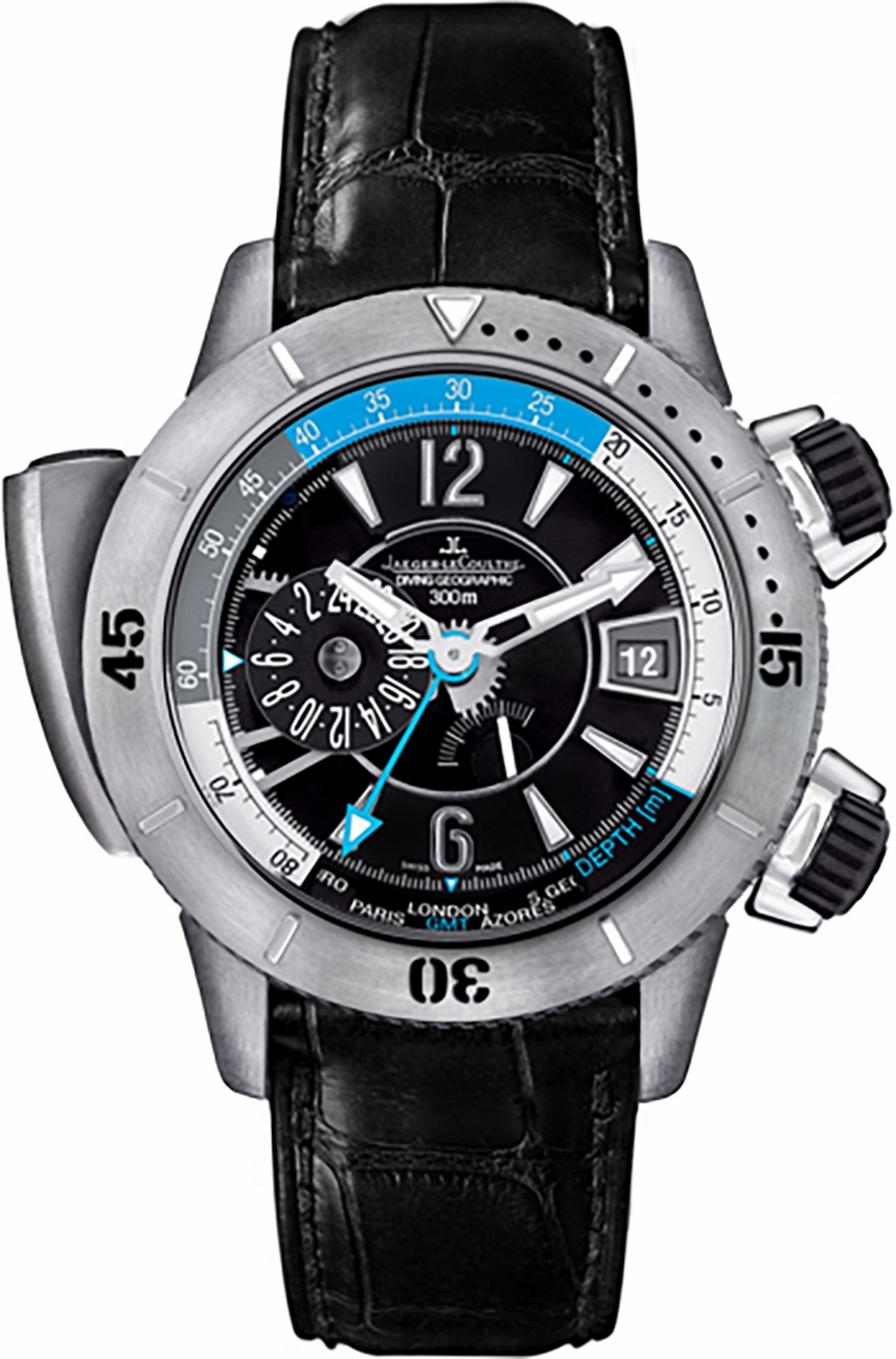Jaeger LeCoultre Master Extreme Battery Operated Quartz Black Mens Watch Q185T470 