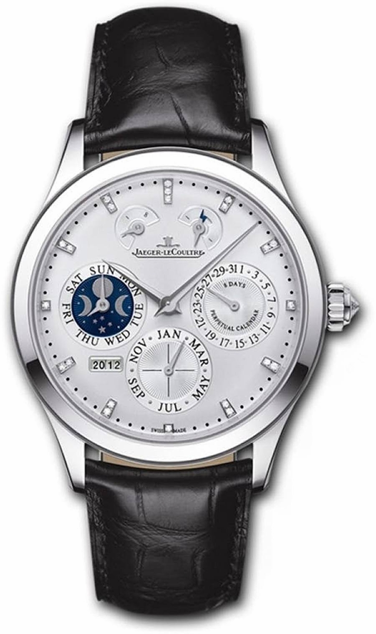 Jaeger LeCoultre Master Manual Winding Silver Mens Watch Q1613401 