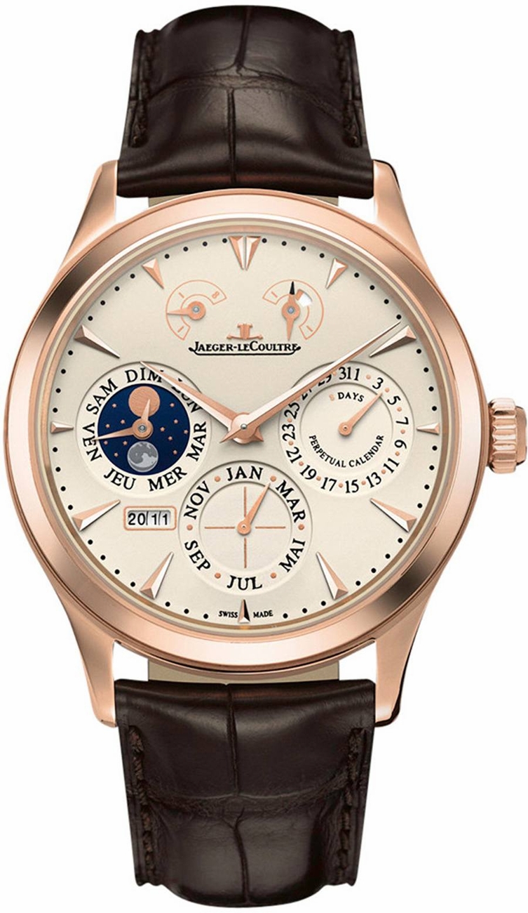 Jaeger LeCoultre Master Self winding Automatic Ivory Mens Watch Q161242F 