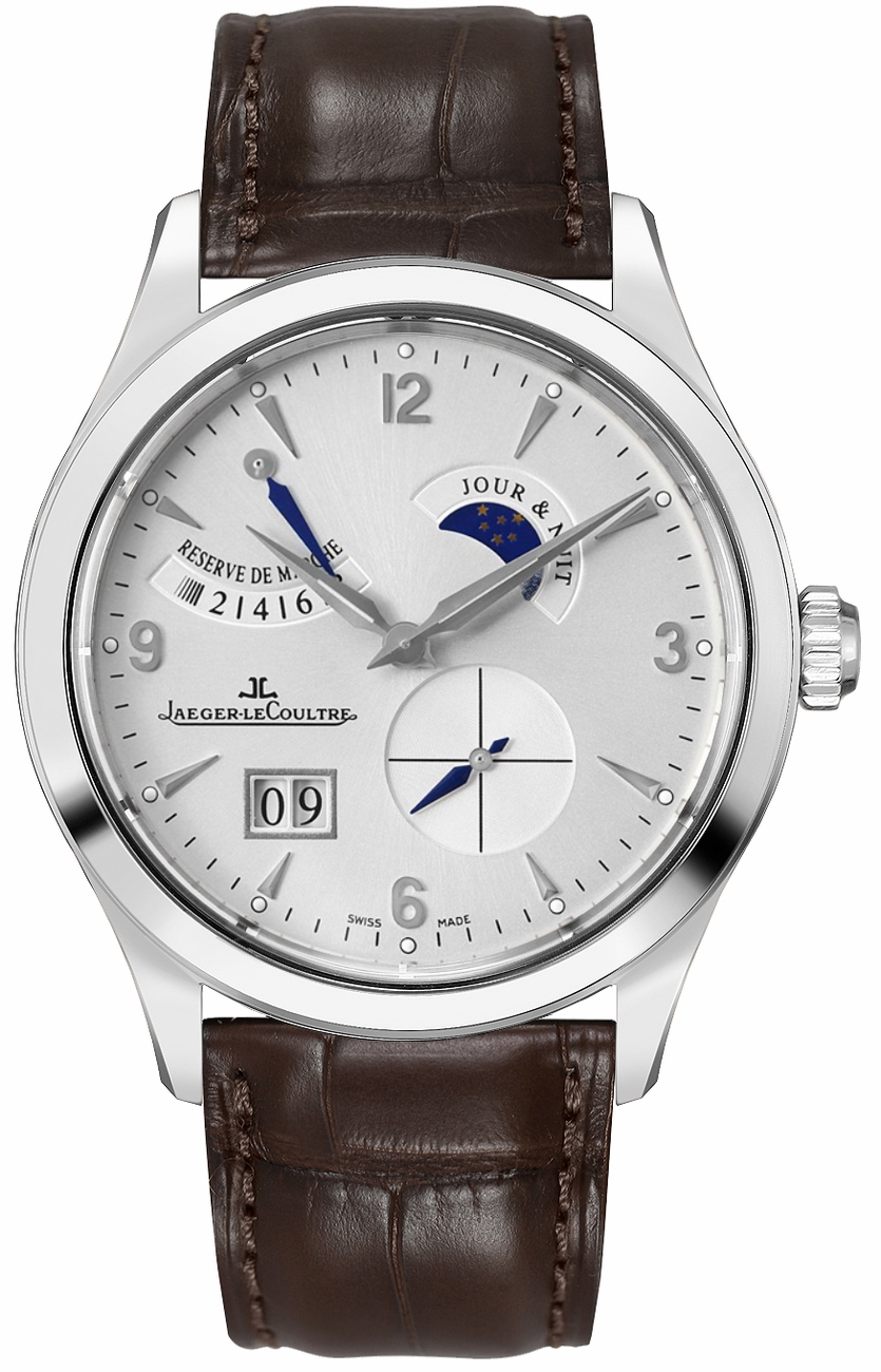 Jaeger LeCoultre Master Manual Winding Silver Mens Watch Q1608420 