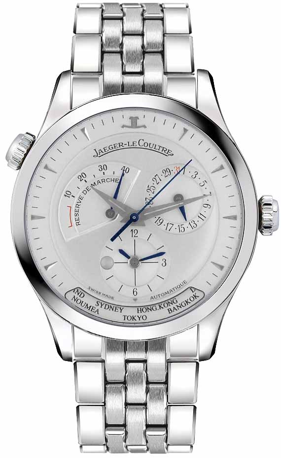 Jaeger LeCoultre Master Self winding Automatic Silver Mens Watch Q1428120 