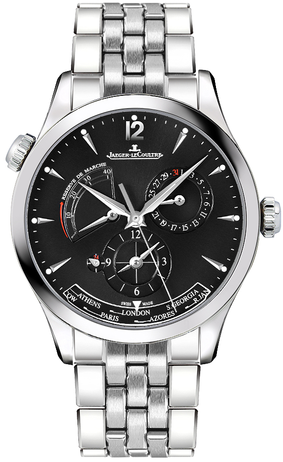 Jaeger LeCoultre Master Self winding Automatic Black Mens Watch Q1428171 