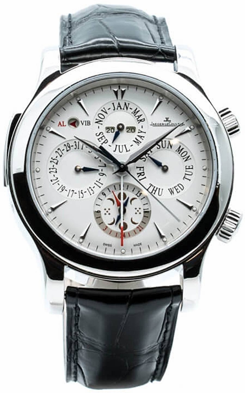 Jaeger LeCoultre Master Self winding Automatic Silver Mens Watch Q163842A 