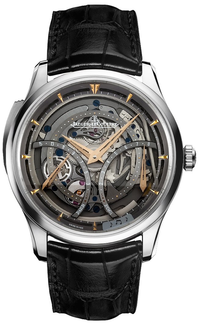 Jaeger LeCoultre Master Self winding Automatic Skeleton Mens Watch Q501T450 