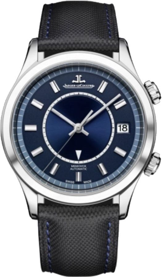 Jaeger LeCoultre Master Self winding Automatic Blue Mens Watch 141848J 