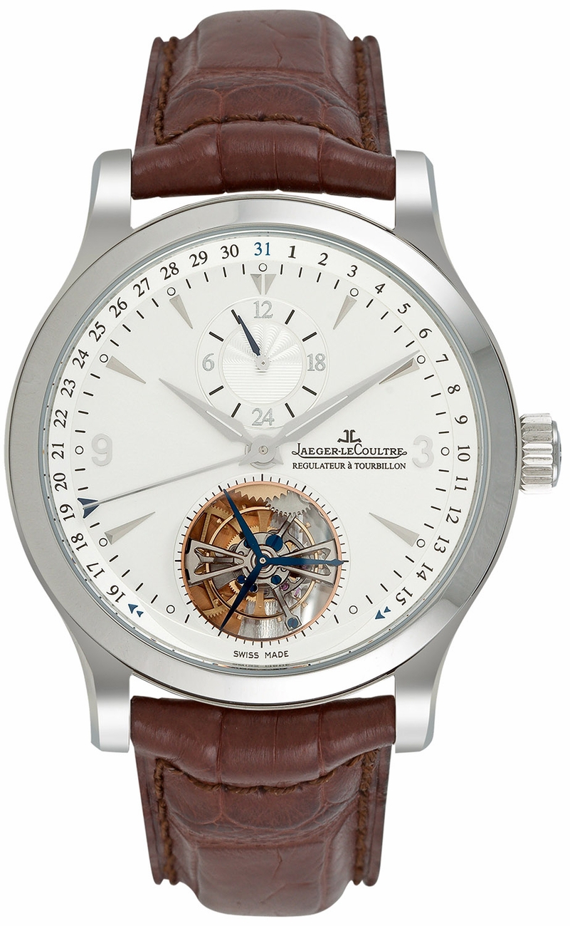 Jaeger LeCoultre Master Self winding Automatic Silver Mens Watch Q1658420 