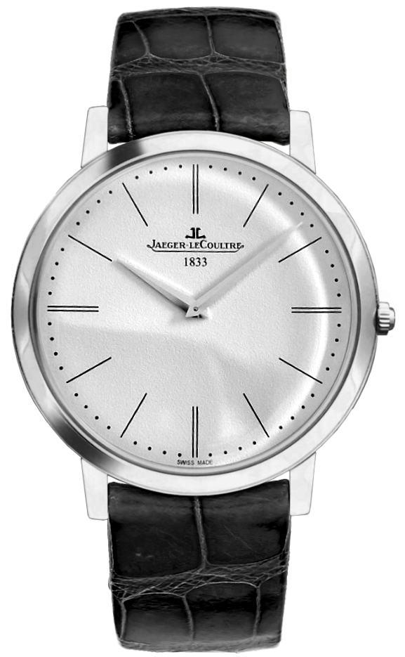 Jaeger LeCoultre Master Manual Winding Silver Mens Watch Q1296520 