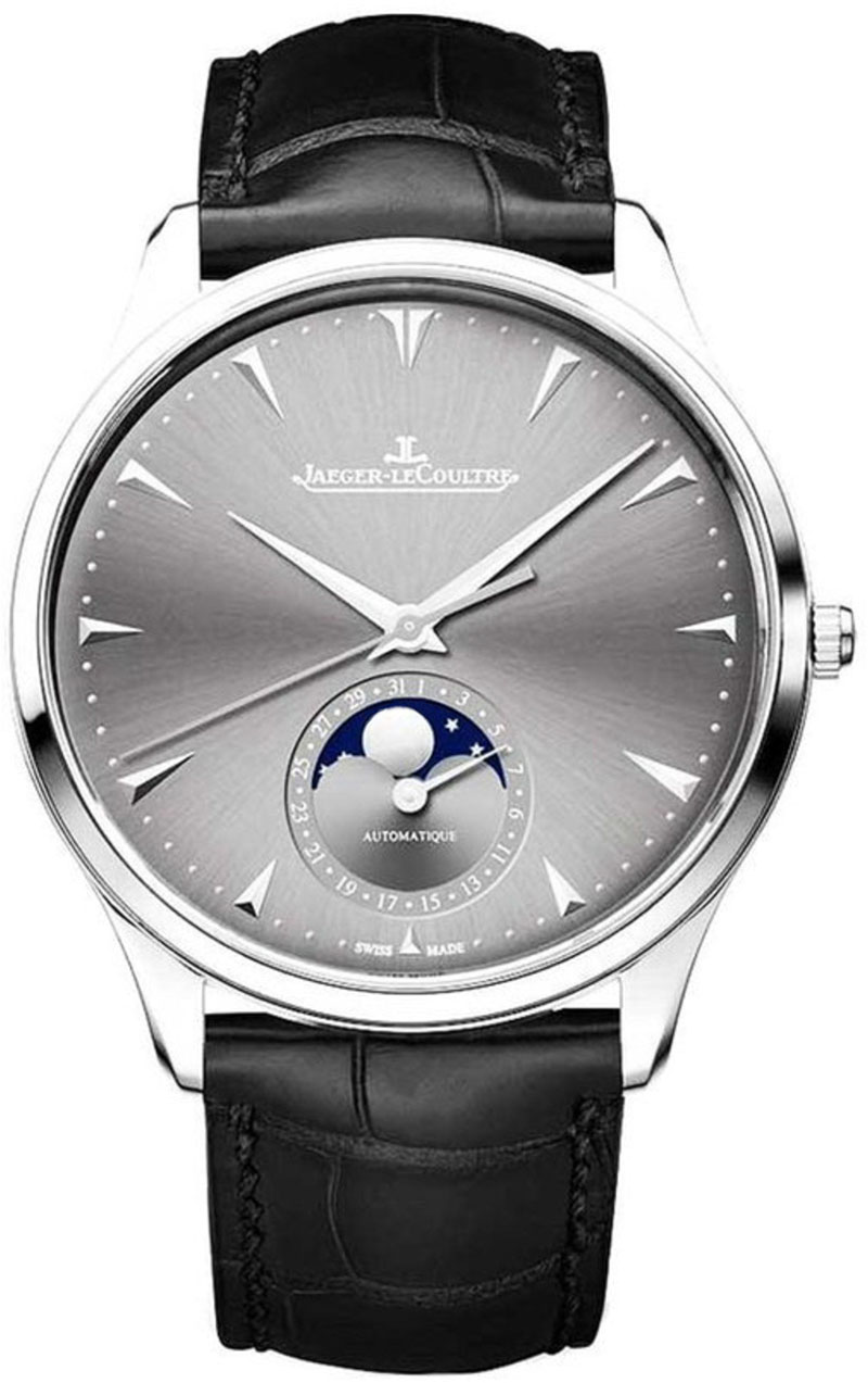 Jaeger LeCoultre Master Self winding Automatic Grey Mens Watch 1363540 