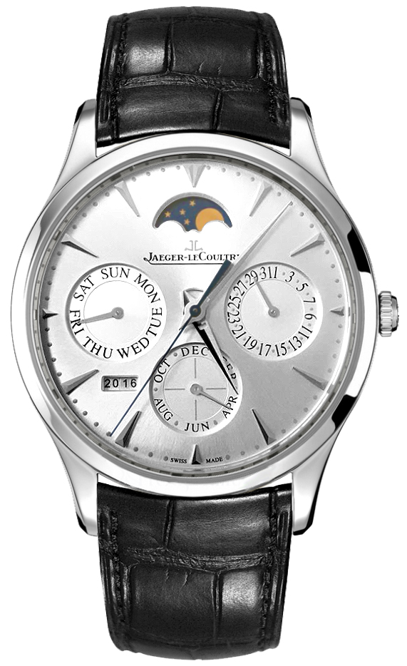 Jaeger LeCoultre Master Self winding Automatic Silver Mens Watch Q130842J 