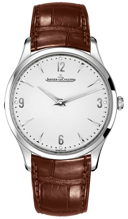 Jaeger LeCoultre Master Manual Winding Silver Mens Watch Q1348420 