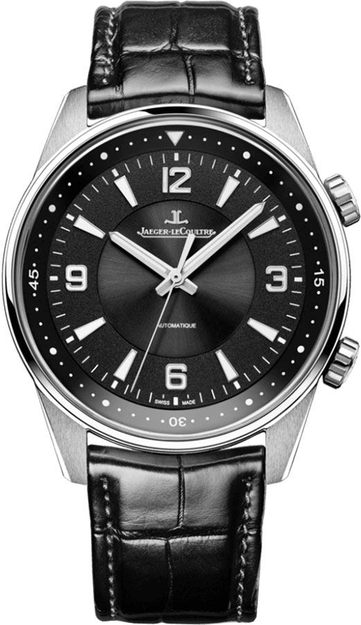 Jaeger LeCoultre Polaris Self winding Automatic Black Mens Watch Q9008470 
