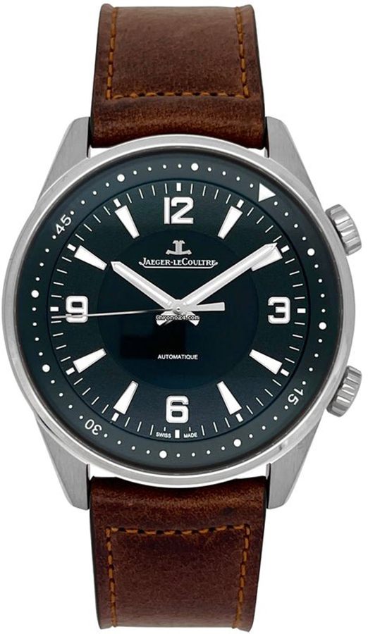 Jaeger LeCoultre Polaris Self winding Automatic Black Mens Watch Q9008471 