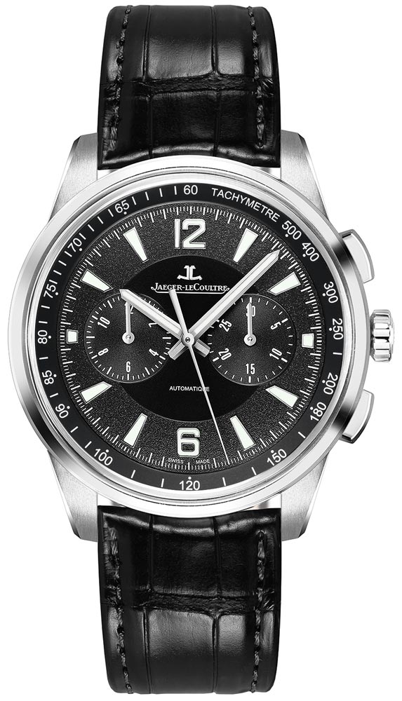 Jaeger LeCoultre Polaris Self winding Automatic Black Mens Watch Q9028470 