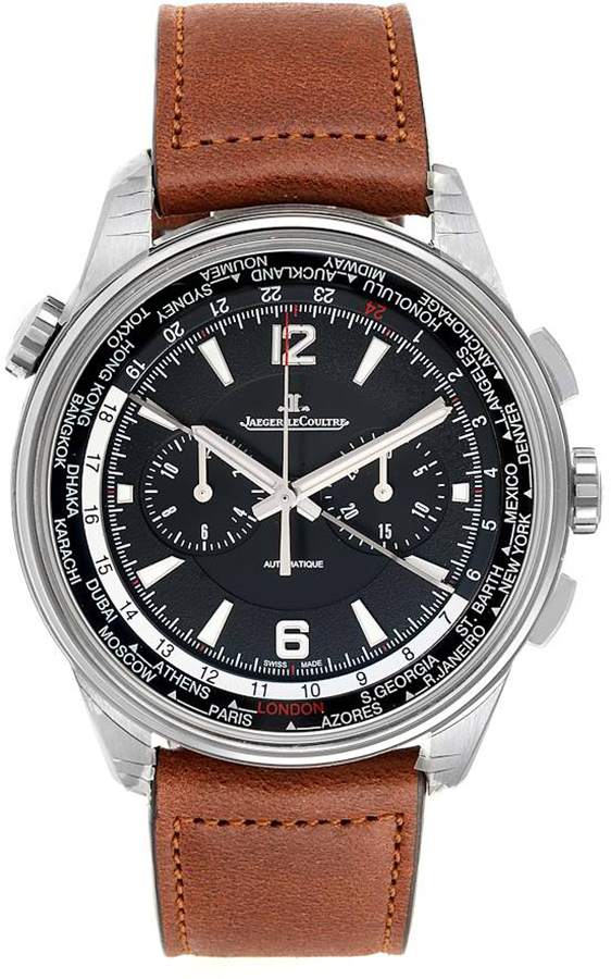 Jaeger LeCoultre Polaris Self winding Automatic Black Mens Watch Q905T471 