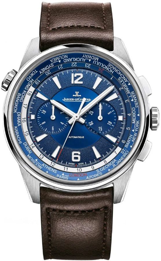 Jaeger LeCoultre Polaris Self winding Automatic Blue Mens Watch Q905T480 
