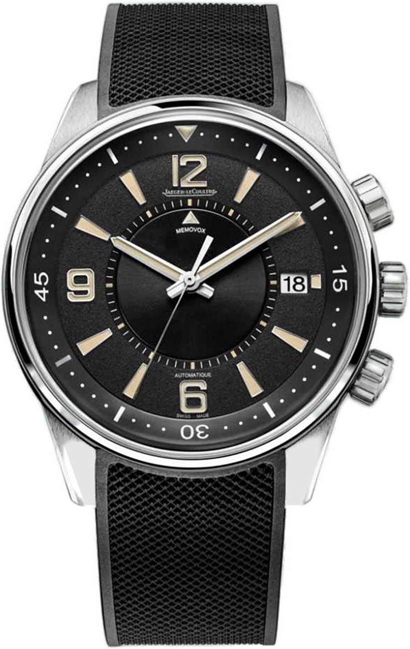 Jaeger LeCoultre Polaris Self winding Automatic Black Mens Watch Q9038670 