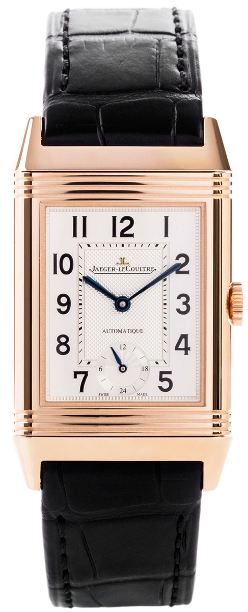 Jaeger LeCoultre Reverso Self winding Automatic Silver Mens Watch Q3802520 