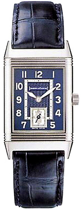 Jaeger LeCoultre Reverso Manual Winding Mechanical Blue Mens Watch Q2508481 