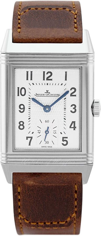 Jaeger LeCoultre Reverso Manual Winding Silver Watch 2438522 