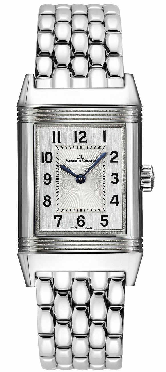 Jaeger LeCoultre Reverso Manual Winding Silver Ladies Watch 2548120 