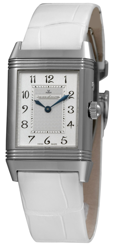Jaeger LeCoultre Reverso Manual Winding Silver Ladies Watch Q2698420 