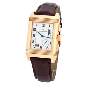 Jaeger LeCoultre Reverso Manual Winding Mechanical Silver Mens Watch Q3022420 