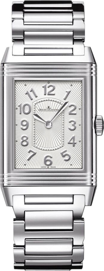 Jaeger LeCoultre Reverso Battery Operated Quartz Silver Ladies Watch Q3208120 