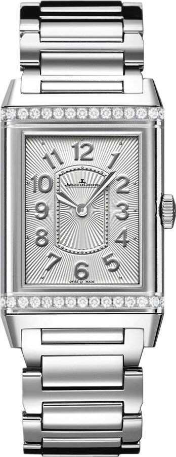 Jaeger LeCoultre Reverso Manual Winding Silver Ladies Watch Q3208121 