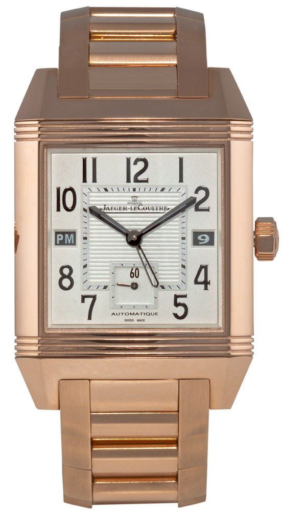 Jaeger LeCoultre Reverso Manual Winding Silver Mens Watch Q7002120 