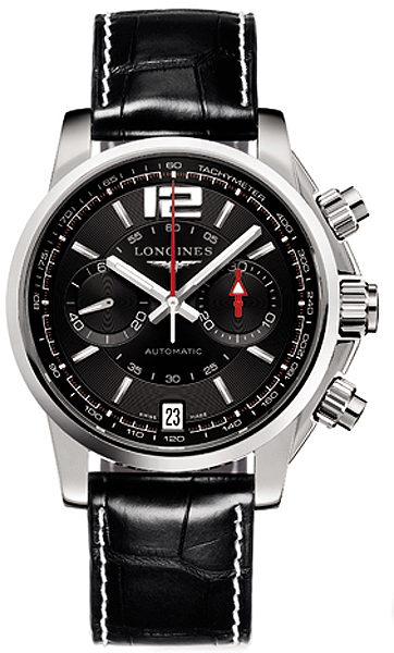 Longines Admiral Self winding Automatic Black Mens Watch L36664560 