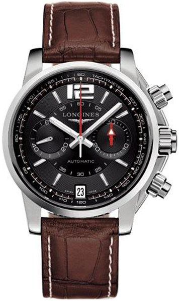 Longines Admiral Self winding Automatic Black Mens Watch L36664563 