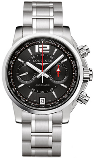 Longines Admiral Self winding Automatic Black Mens Watch L36664566 