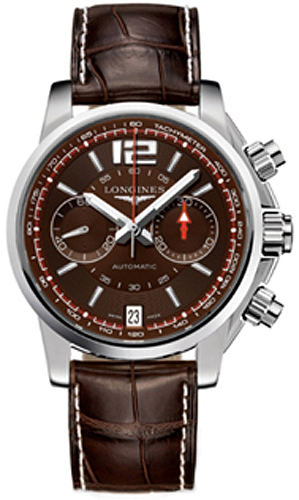 Longines Admiral Self winding Automatic Brown Mens Watch L36664663 