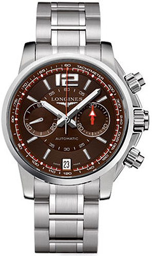 Longines Admiral Self winding Automatic Brown Mens Watch L36664666 