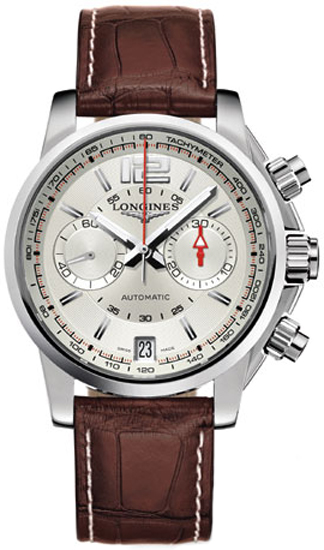 Longines Admiral Self winding Automatic Silver Mens Watch L36664763 