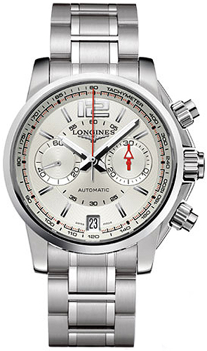 Longines Admiral Self winding Automatic Silver Mens Watch L36664766 