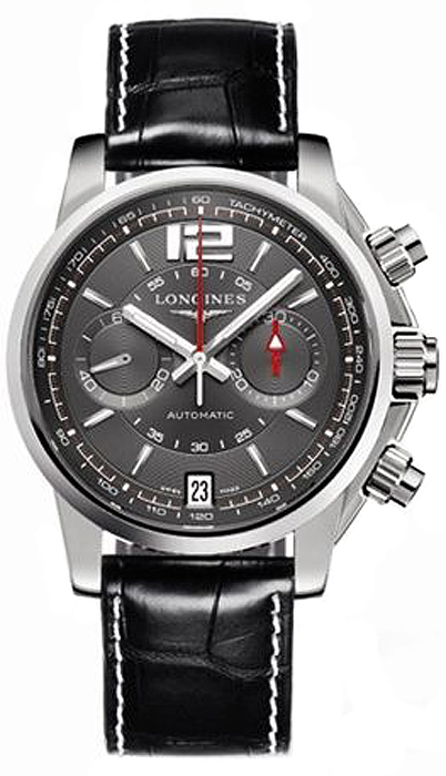 Longines Admiral Self winding Automatic Grey Mens Watch L36664792 