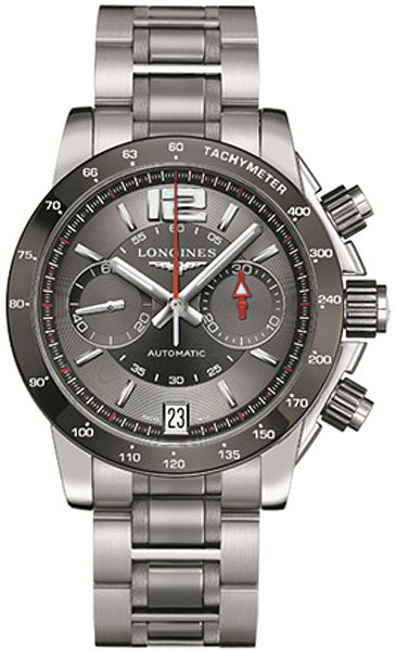 Longines Admiral Self winding Automatic Grey Mens Watch L36674067 