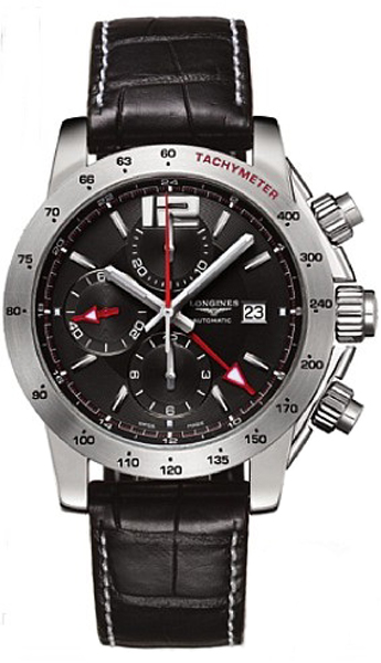 Longines Admiral Self winding Automatic Black Mens Watch L36704562 