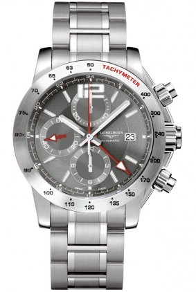 Longines Admiral Self winding Automatic Grey Mens Watch L36704796 