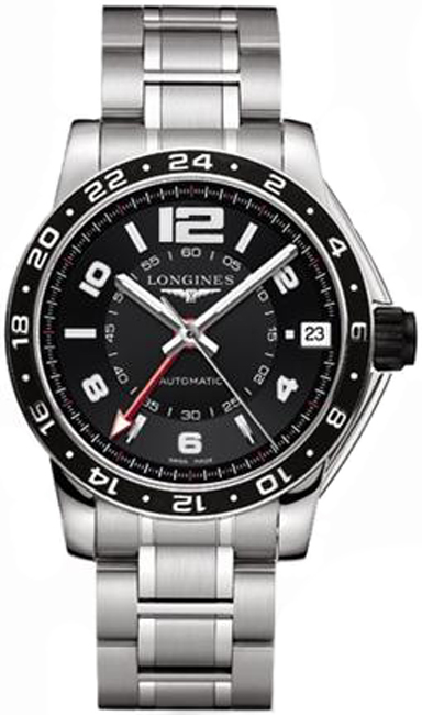 Longines Admiral Self winding Automatic Black Mens Watch L36684566 