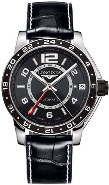 Longines Admiral Self winding Automatic Black Mens Watch L36684560 
