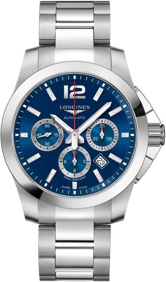 Longines Conquest Self winding Automatic Blue Mens Watch L38014966 