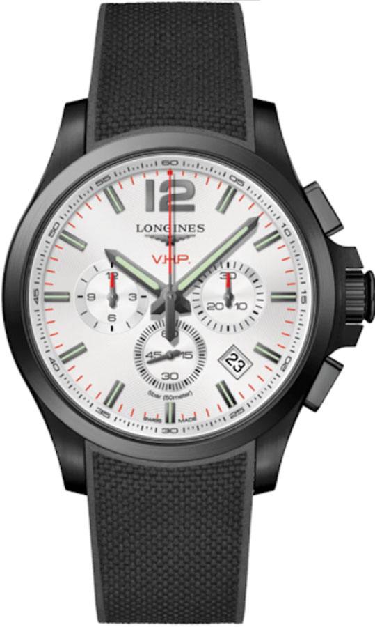 Longines Conquest V.H.P. Battery Operated Quartz Silver Mens Watch L37272769 