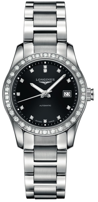 Longines Conquest Classic Self winding Automatic Black Ladies Watch L22850576 