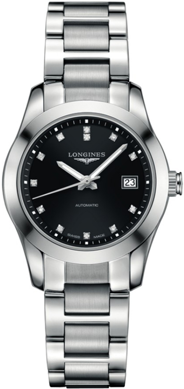 Longines Conquest Classic Self winding Automatic Black Ladies Watch L22854586 