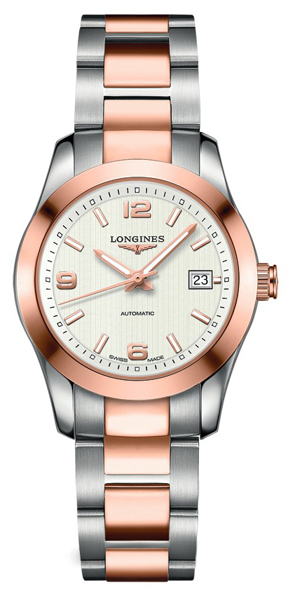 Longines Conquest Classic Silver Ladies Watch L22855767 