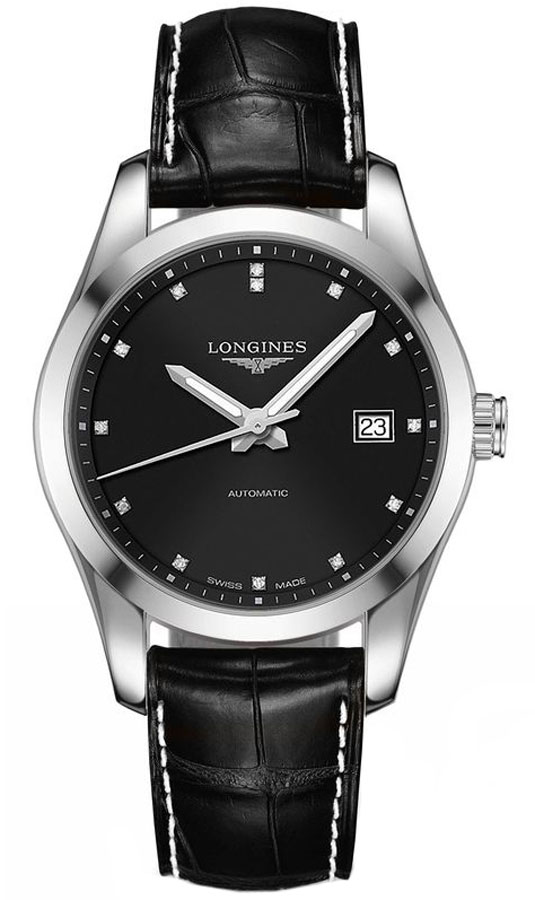 Longines Conquest Classic Self winding Automatic Black Mens Watch L27854583 